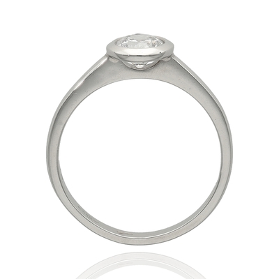 Fehér arany gyűrű 51-es méret (F16PPK/51)